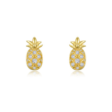 Pineapple Stud Earrings